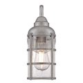 Westinghouse Fixture Wall Outdoor 60W Rezner Galvanized Stl Cage Clear Seeded Glass 6357700
